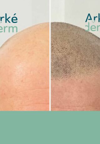 effet rasé sur calvitie trop étendue. La dermopigmentation capillaire appelée aussi tricopigmentation, scalpmicropigmentation. Votre spécialiste vous propose une alternative à la greffe de cheveux à Annecy. Une solution à la perte de cheveux peu connue qui offre des résultats hyperréaliste, durable, réversible. Une technique où l'on crée l'illusion de faux cheveux. Cette méthode est assimilée au maquillage permanent, au tatouage du cuir chevelu pour autant celui-ci est réversible avec des pigments et une technique qui diffère du tatouage.Le cabinet Arkéderm de tricopigmentation est situé à Annecy à proximité de Genêve, Aix-les-bains, Chambéry, grenoble, Lyon, Jura.